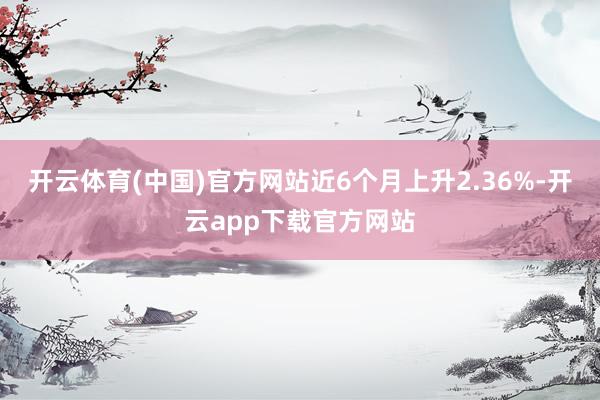 开云体育(中国)官方网站近6个月上升2.36%-开云app下载官方网站